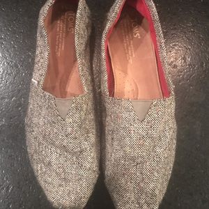 Toms tweed and sparkle Karsen classic slip on